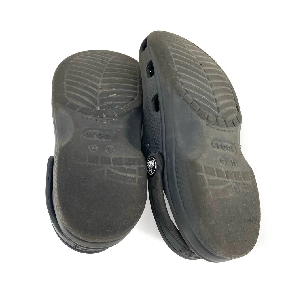 CROCS Classic Comfort Black Clogs